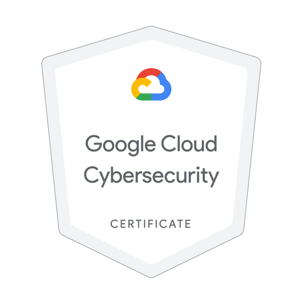 Google Cloud Cybersecurity Certificate